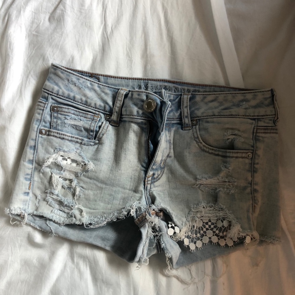 American Eagle super stretchy jean shorts